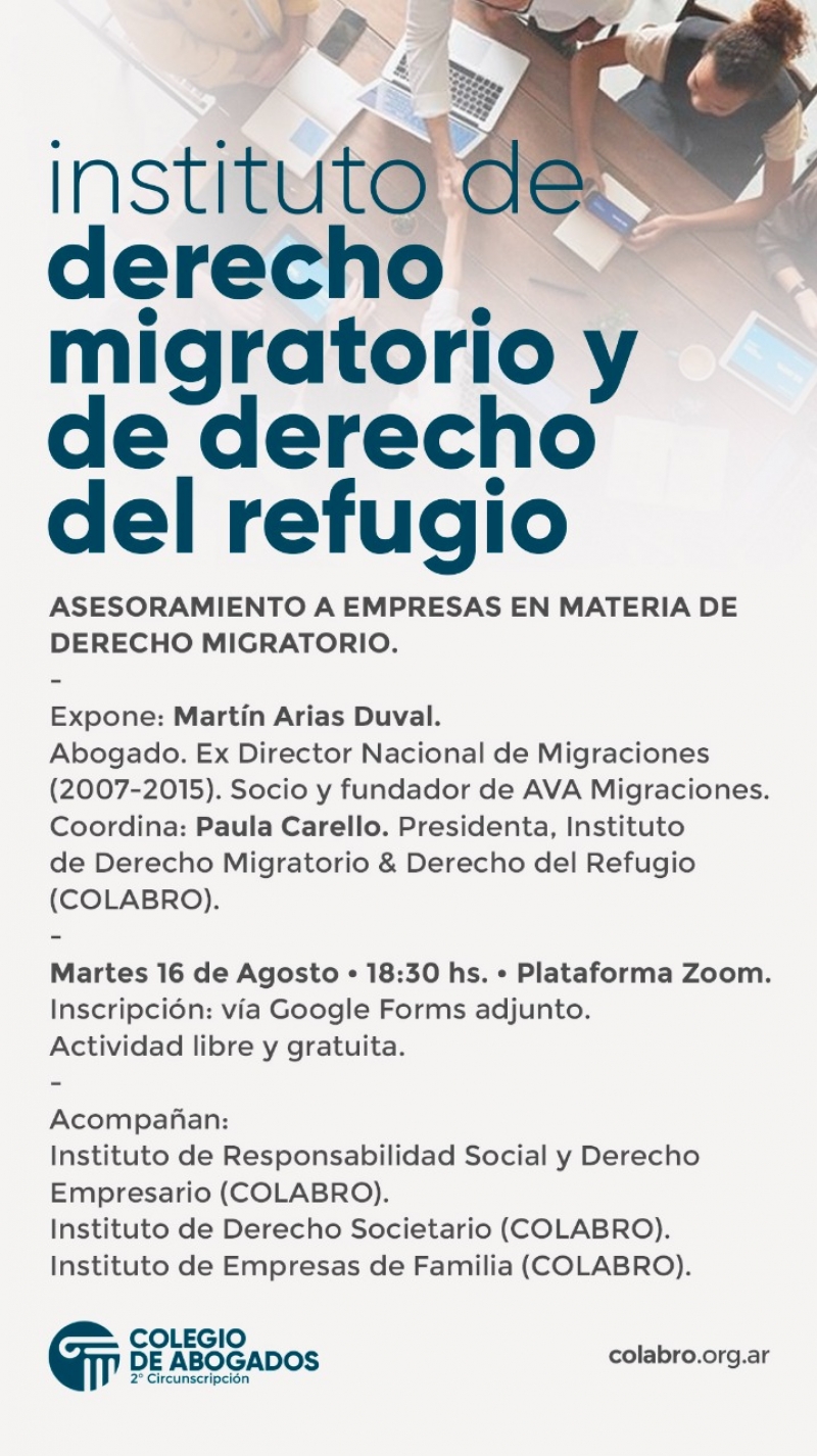 Asesoramiento a empresas en materia de derecho migratorio - 16/08/2022
